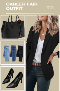 Neutral Trendy Modern Photo Collage Fashion Moodboard Pinterest Pin 1 200x300